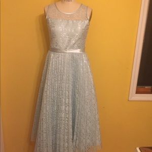Blue Evening gown beautiful junior dress size 18